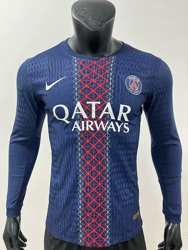 AAA Quality Paris St Germain 25/26 Home Long Jersey(Player)
